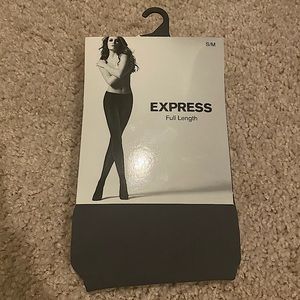 NEW Express full length nylons grey S/M
